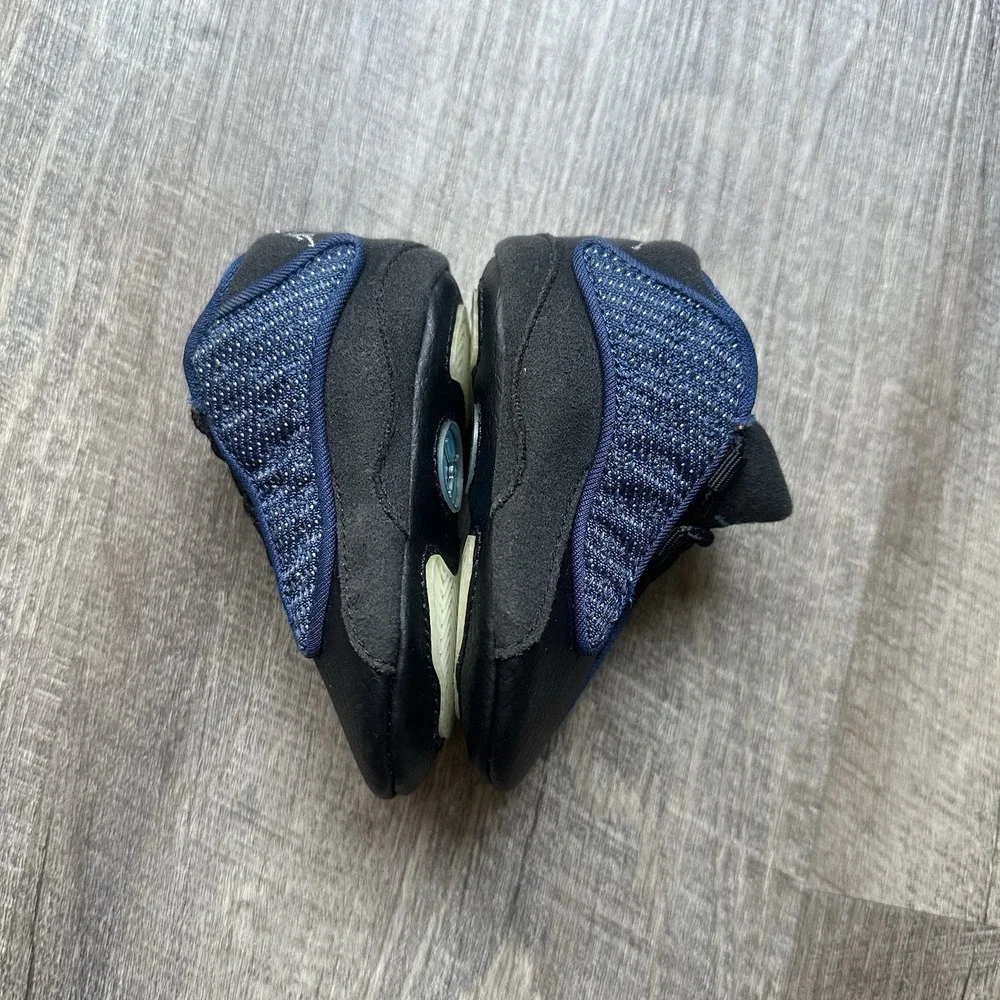 Nike Air Jordan, Retro 13, NEW Brave Blue Baby Infant Crib Shoes, US Size 2C